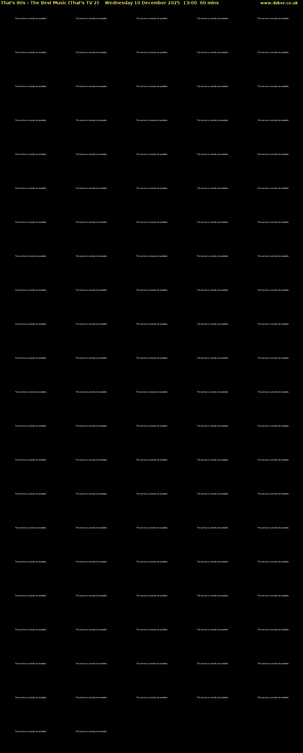 That's 80s - The Best Music (That's TV 2) Wednesday 10 December 2025 13:00 - 14:00