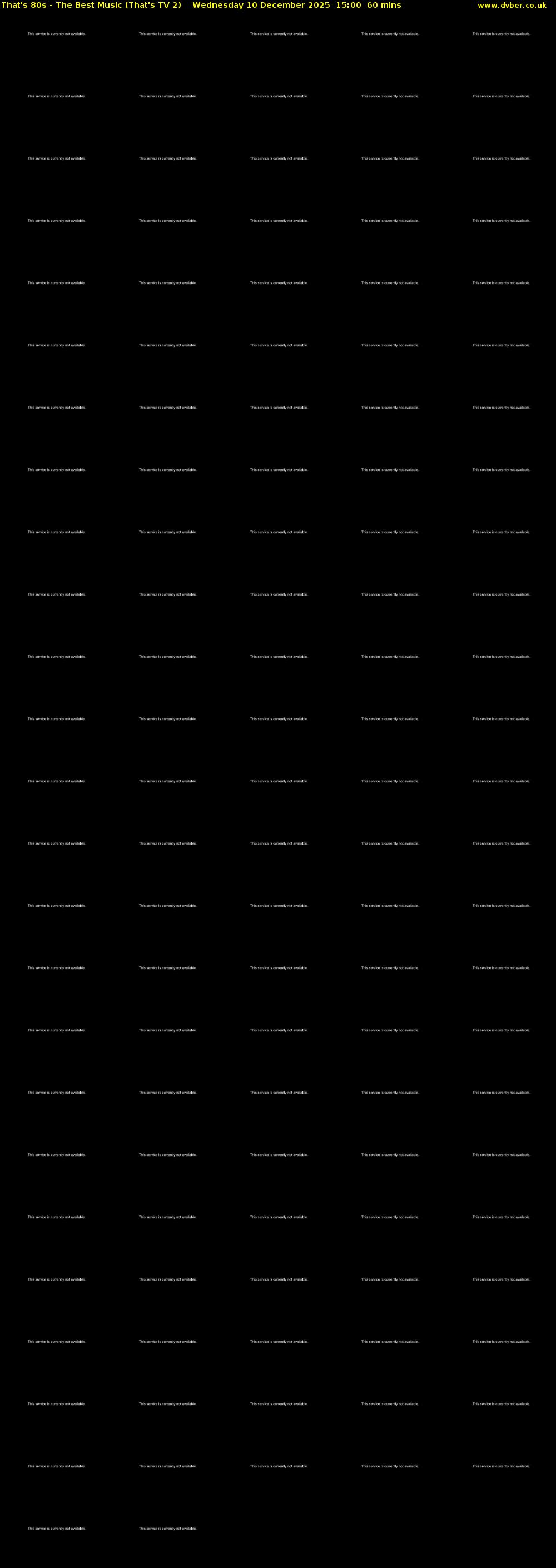 That's 80s - The Best Music (That's TV 2) Wednesday 10 December 2025 15:00 - 16:00