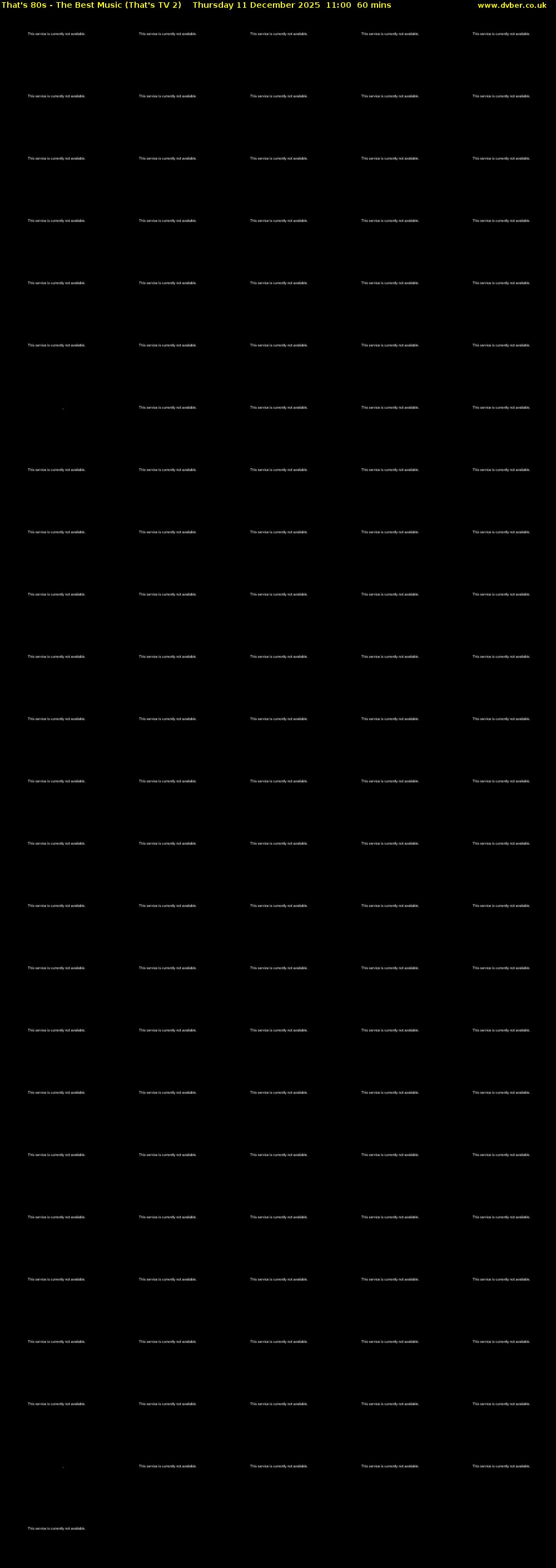 That's 80s - The Best Music (That's TV 2) Thursday 11 December 2025 11:00 - 12:00