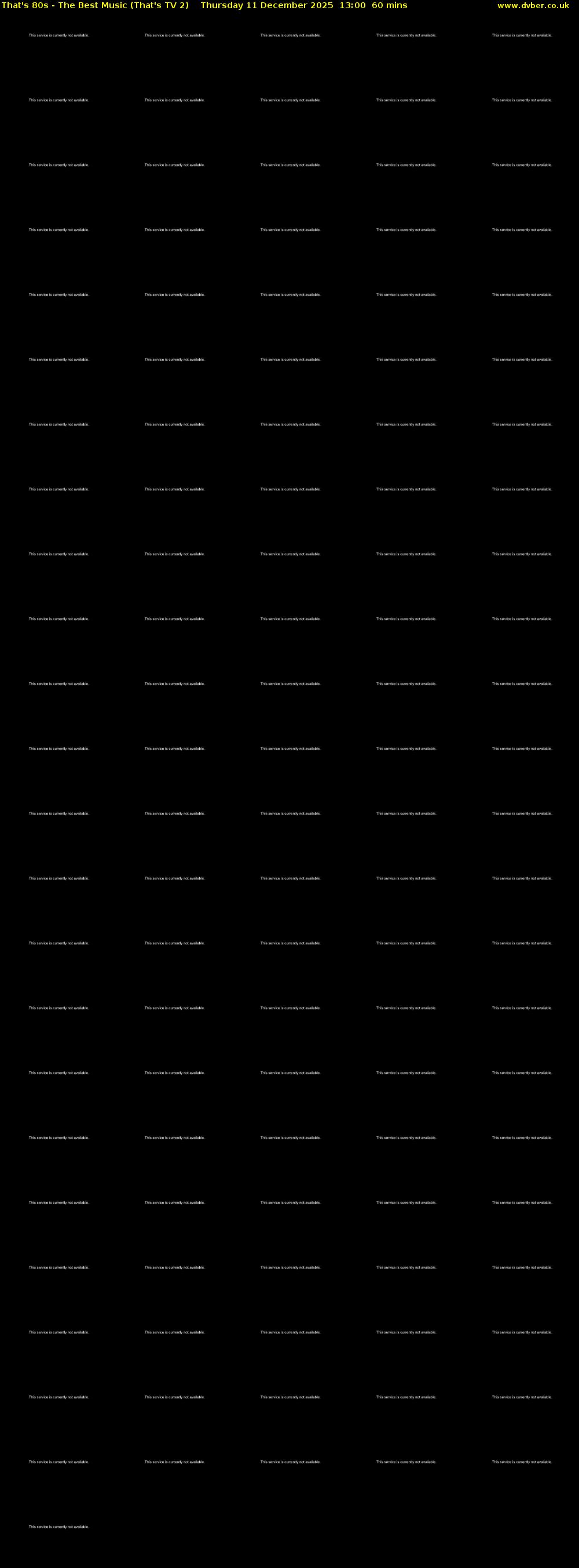 That's 80s - The Best Music (That's TV 2) Thursday 11 December 2025 13:00 - 14:00