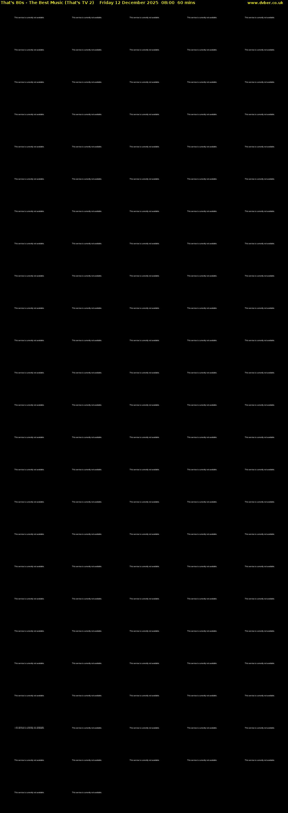 That's 80s - The Best Music (That's TV 2) Friday 12 December 2025 08:00 - 09:00