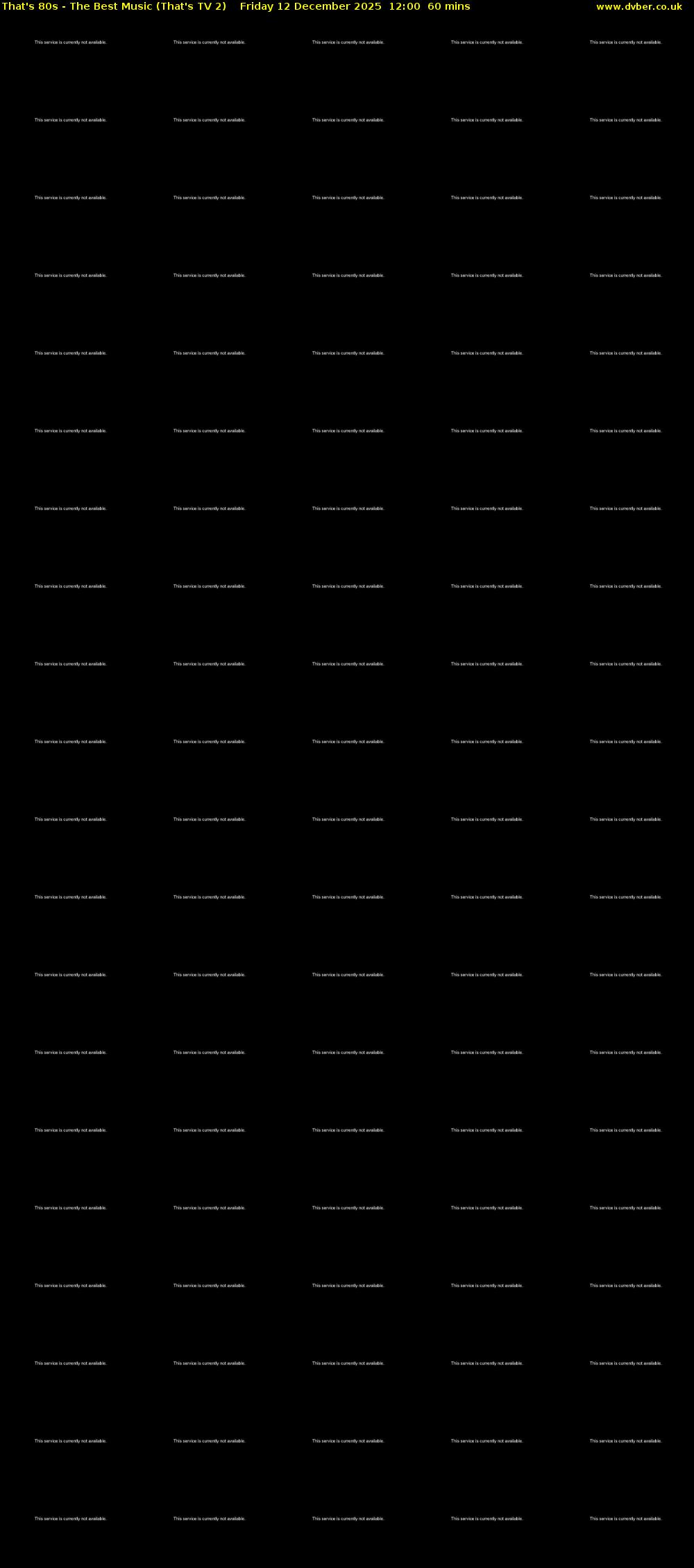 That's 80s - The Best Music (That's TV 2) Friday 12 December 2025 12:00 - 13:00