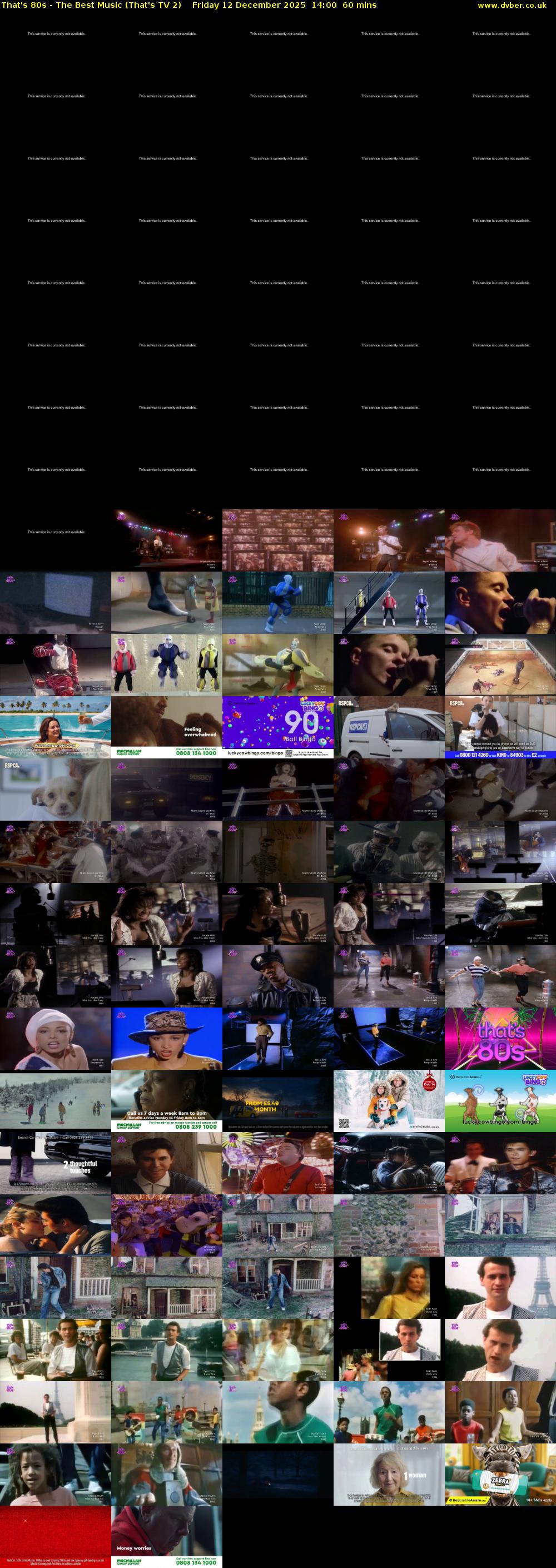 That's 80s - The Best Music (That's TV 2) Friday 12 December 2025 14:00 - 15:00