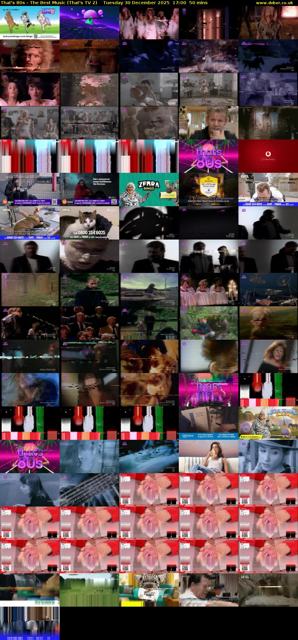 That's 80s - The Best Music (That's TV 2) Tuesday 30 December 2025 17:00 - 17:50