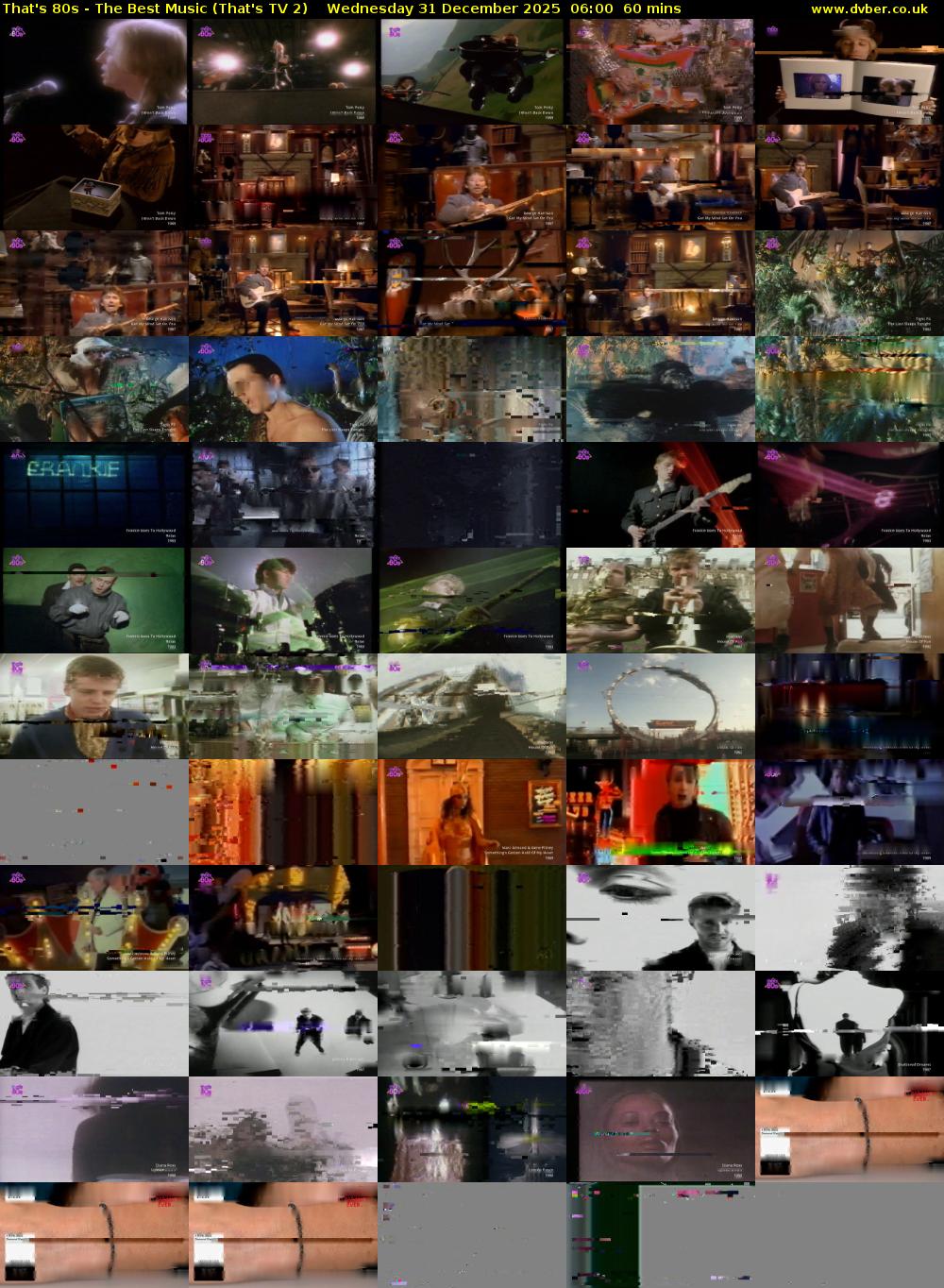 That's 80s - The Best Music (That's TV 2) Wednesday 31 December 2025 06:00 - 07:00