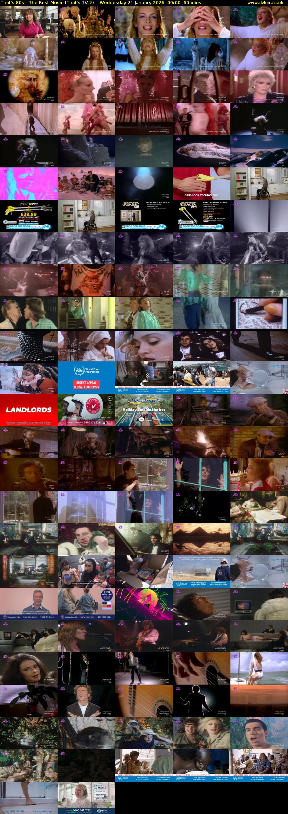 That's 80s - The Best Music (That's TV 2) Wednesday 21 January 2026 09:00 - 10:00