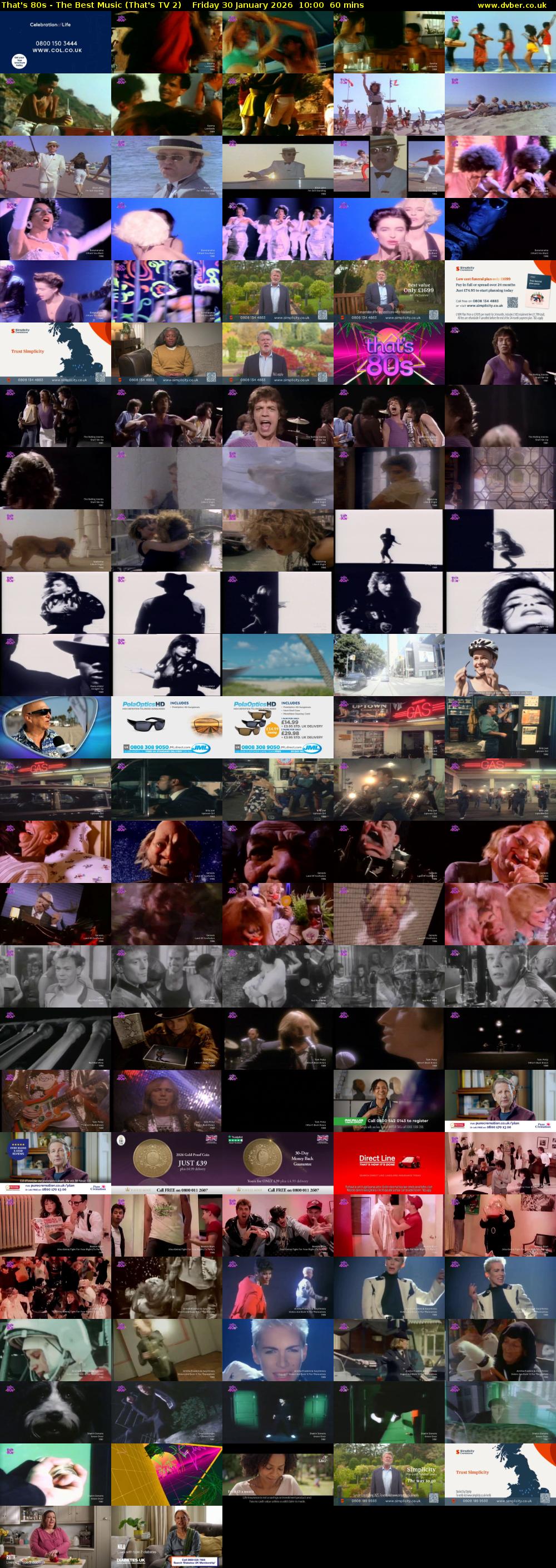 That's 80s - The Best Music (That's TV 2) Friday 30 January 2026 10:00 - 11:00