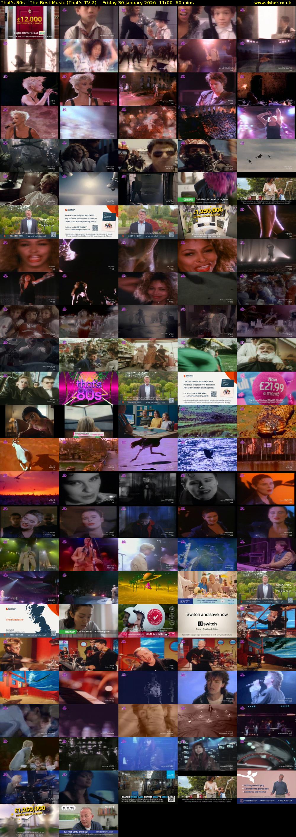 That's 80s - The Best Music (That's TV 2) Friday 30 January 2026 11:00 - 12:00