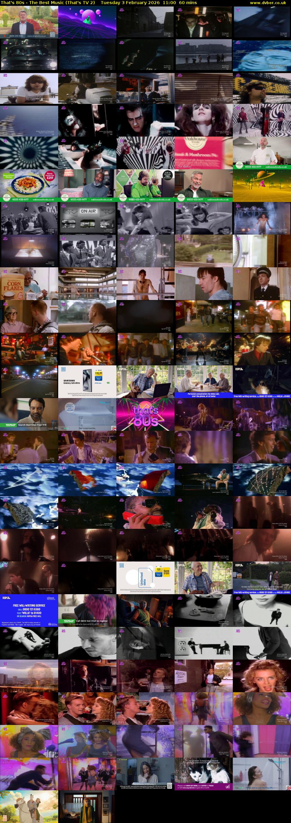 That's 80s - The Best Music (That's TV 2) Tuesday 3 February 2026 11:00 - 12:00