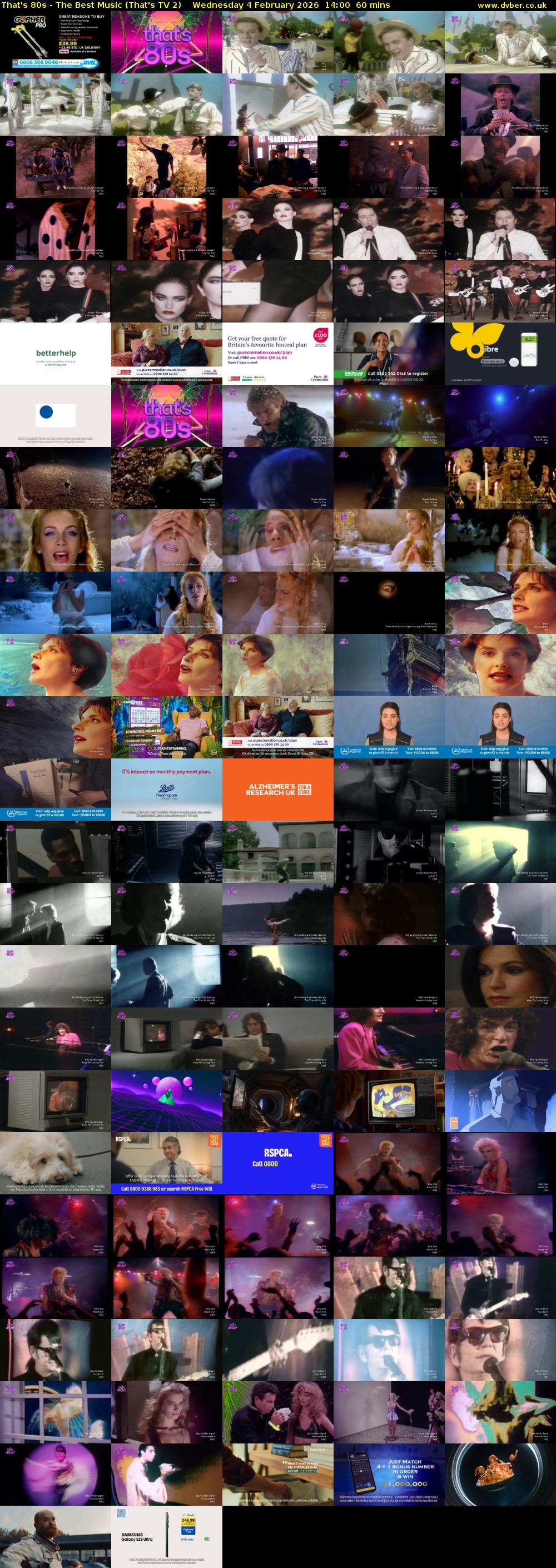 That's 80s - The Best Music (That's TV 2) Wednesday 4 February 2026 14:00 - 15:00