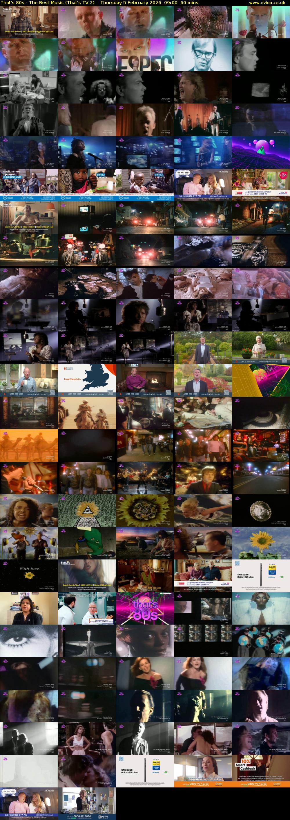 That's 80s - The Best Music (That's TV 2) Thursday 5 February 2026 09:00 - 10:00