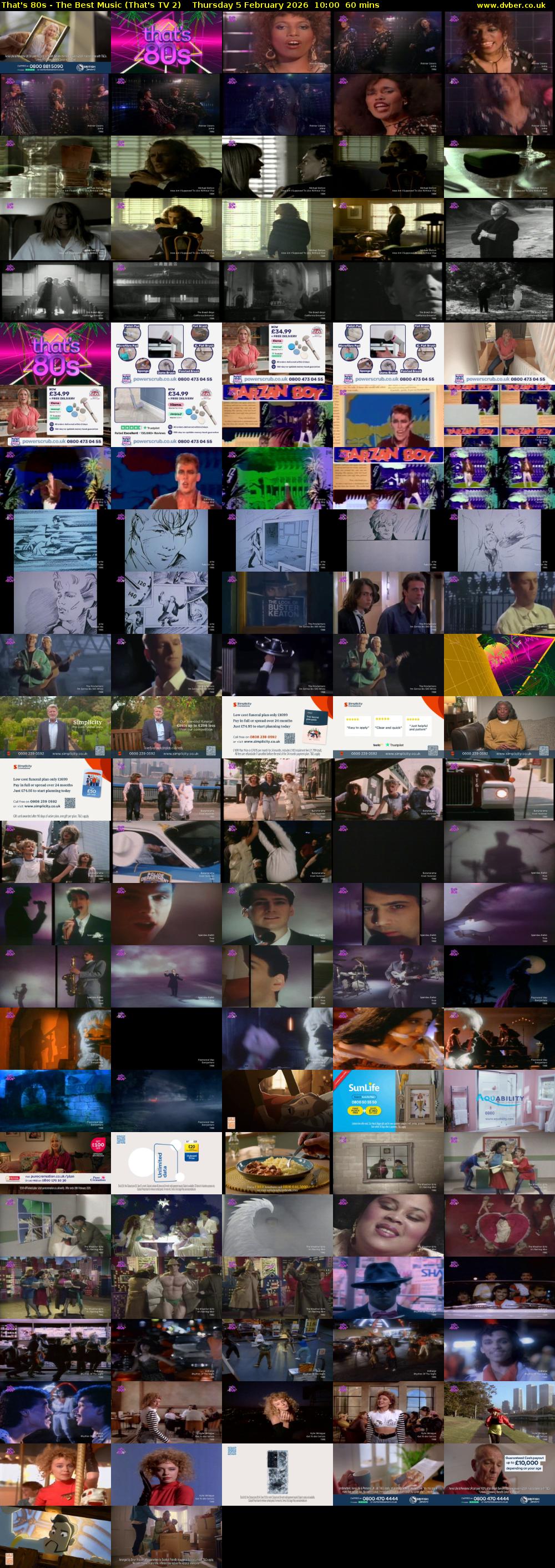 That's 80s - The Best Music (That's TV 2) Thursday 5 February 2026 10:00 - 11:00