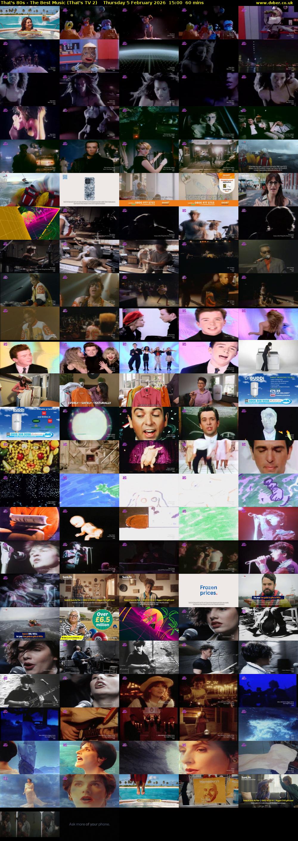 That's 80s - The Best Music (That's TV 2) Thursday 5 February 2026 15:00 - 16:00