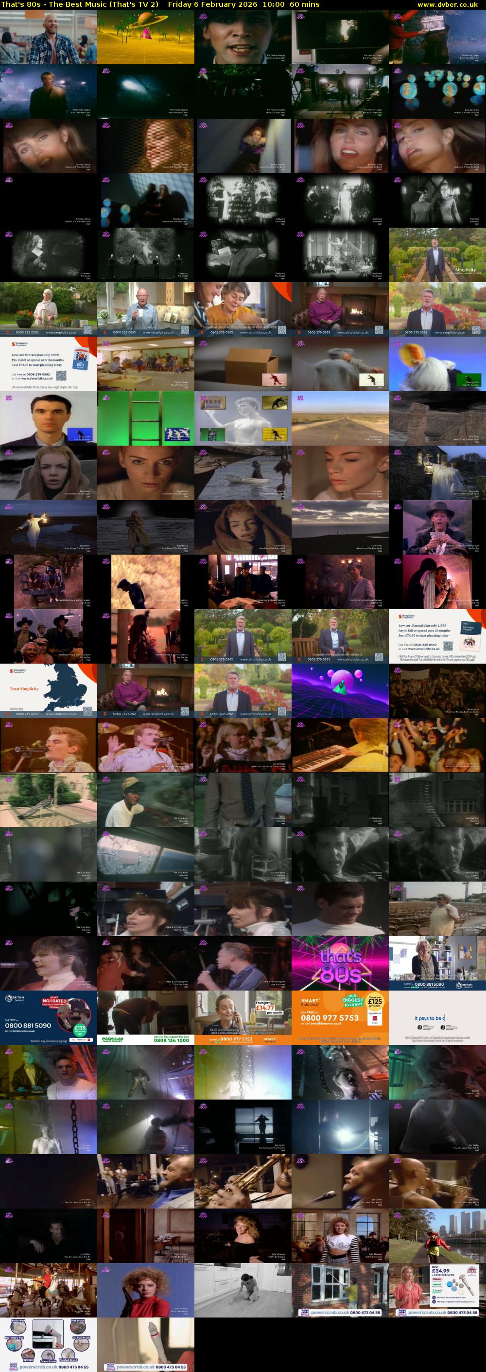 That's 80s - The Best Music (That's TV 2) Friday 6 February 2026 10:00 - 11:00