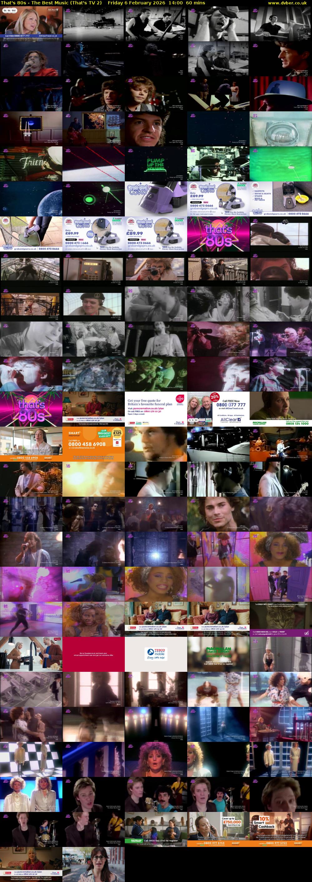 That's 80s - The Best Music (That's TV 2) Friday 6 February 2026 14:00 - 15:00