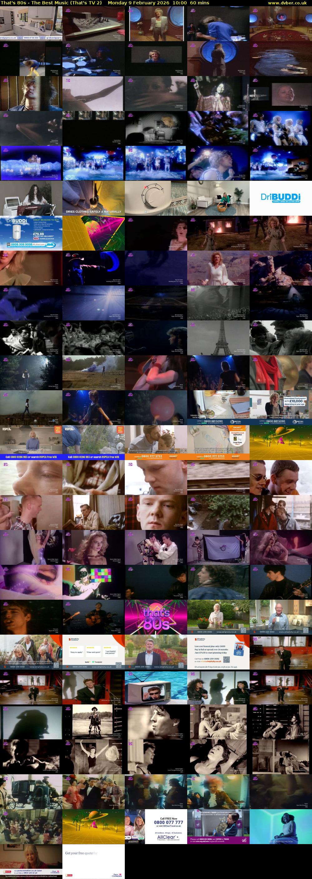 That's 80s - The Best Music (That's TV 2) Monday 9 February 2026 10:00 - 11:00