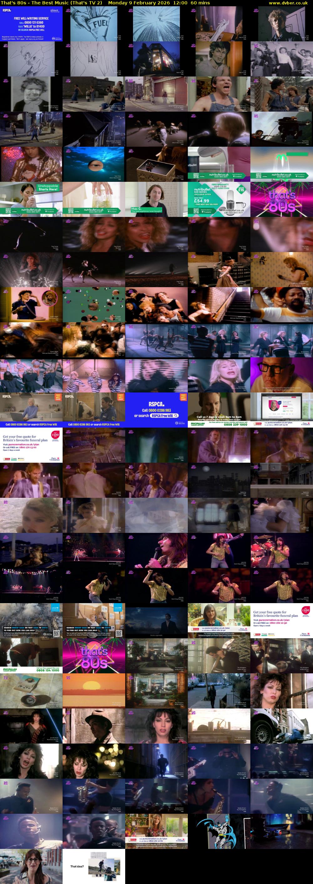 That's 80s - The Best Music (That's TV 2) Monday 9 February 2026 12:00 - 13:00