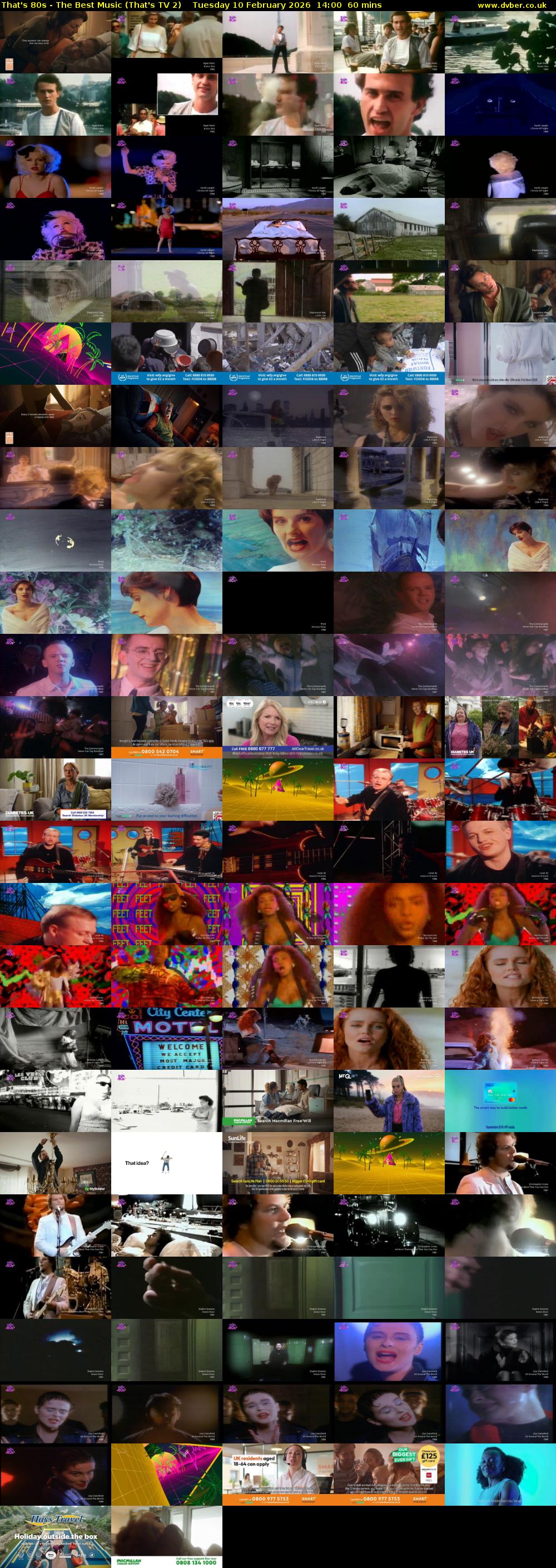 That's 80s - The Best Music (That's TV 2) Tuesday 10 February 2026 14:00 - 15:00