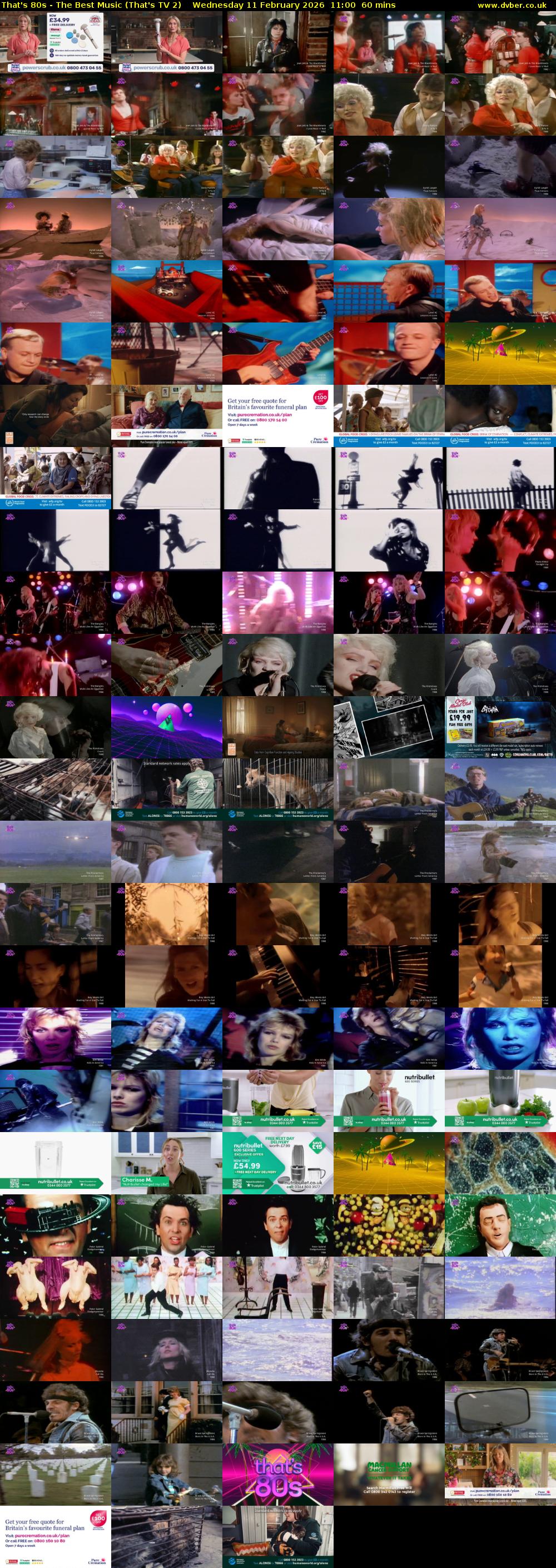 That's 80s - The Best Music (That's TV 2) Wednesday 11 February 2026 11:00 - 12:00