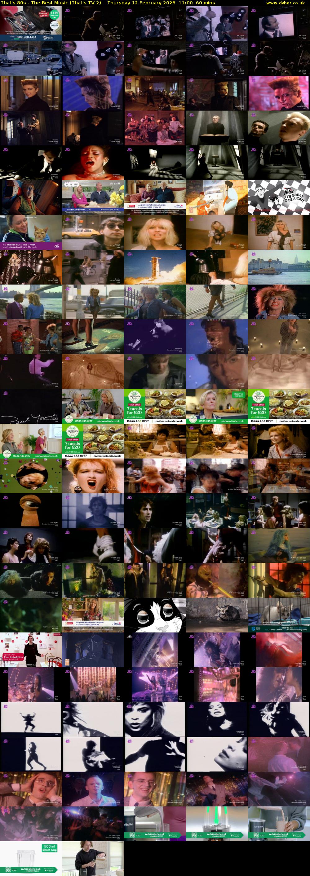 That's 80s - The Best Music (That's TV 2) Thursday 12 February 2026 11:00 - 12:00