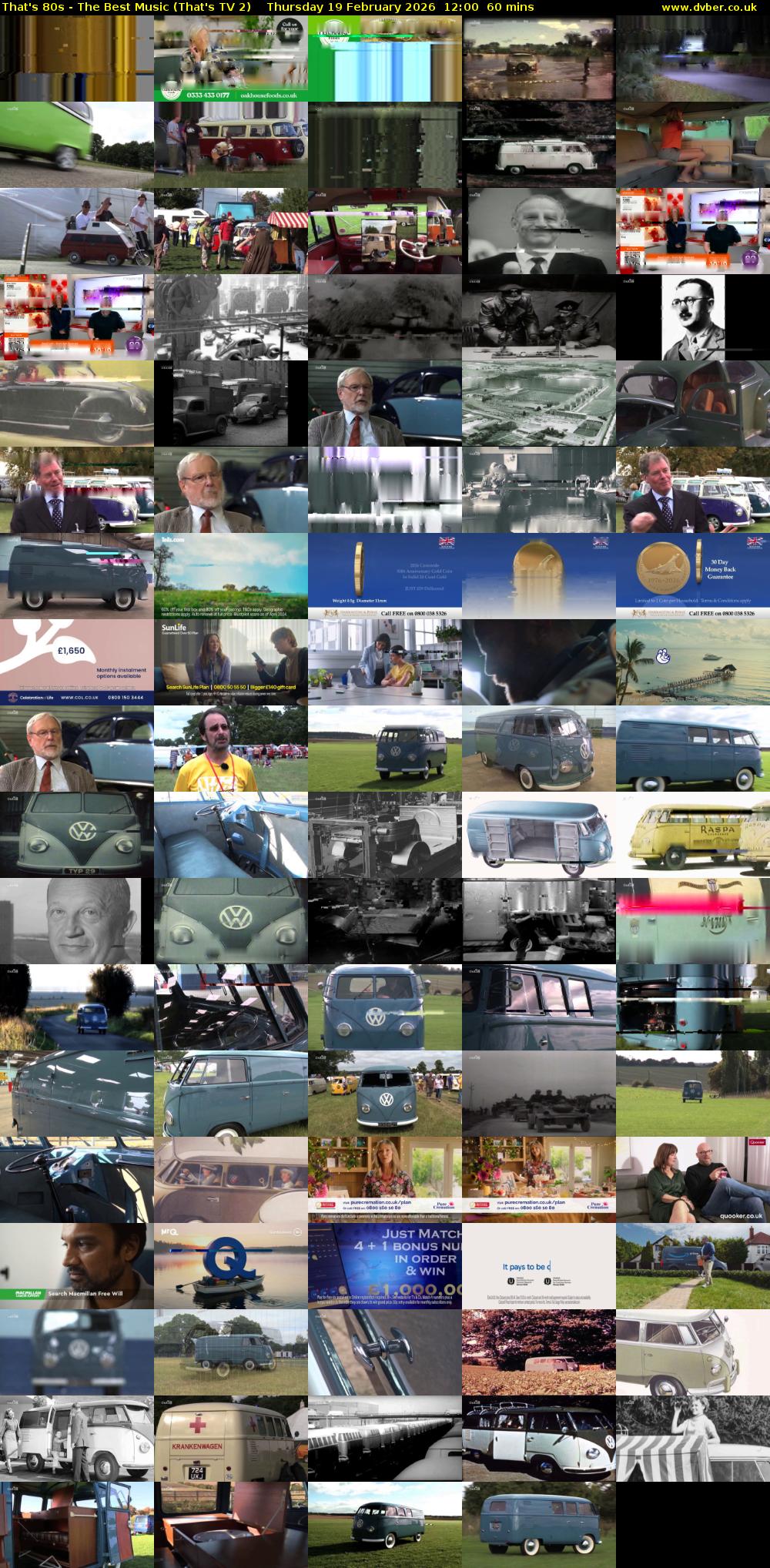 That's 80s - The Best Music (That's TV 2) Thursday 19 February 2026 12:00 - 13:00