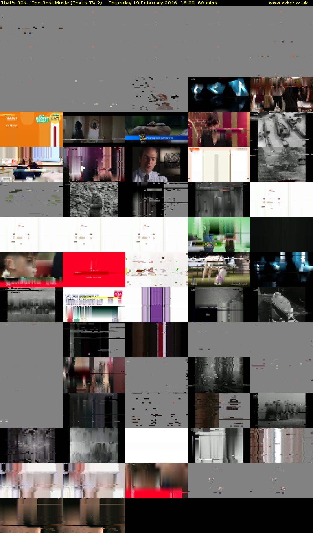 That's 80s - The Best Music (That's TV 2) Thursday 19 February 2026 16:00 - 17:00