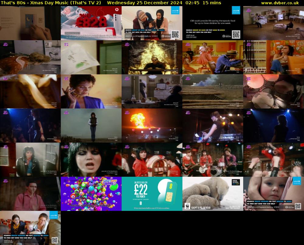 That's 80s - Xmas Day Music (That's TV 2) Wednesday 25 December 2024 02:45 - 03:00