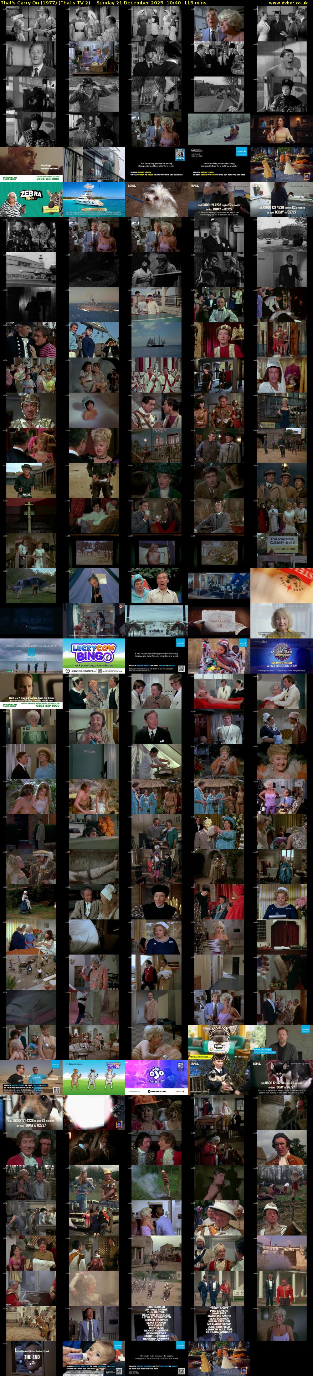 That's Carry On (1977) (That's TV 2) Sunday 21 December 2025 10:40 - 12:35