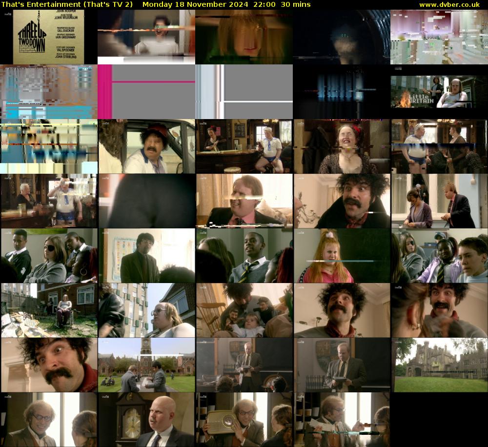 That's Entertainment (That's TV 2) Monday 18 November 2024 22:00 - 22:30