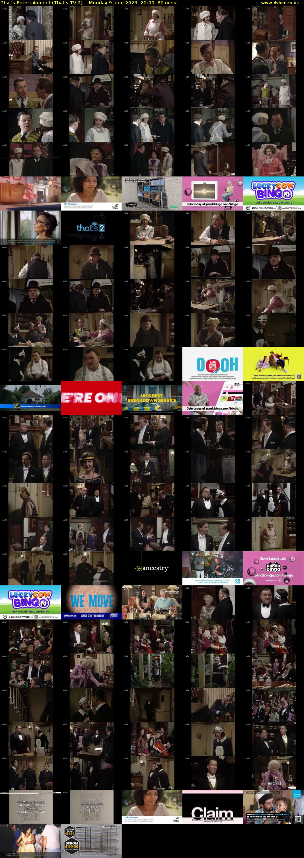 That's Entertainment (That's TV 2) Monday 9 June 2025 20:00 - 21:00