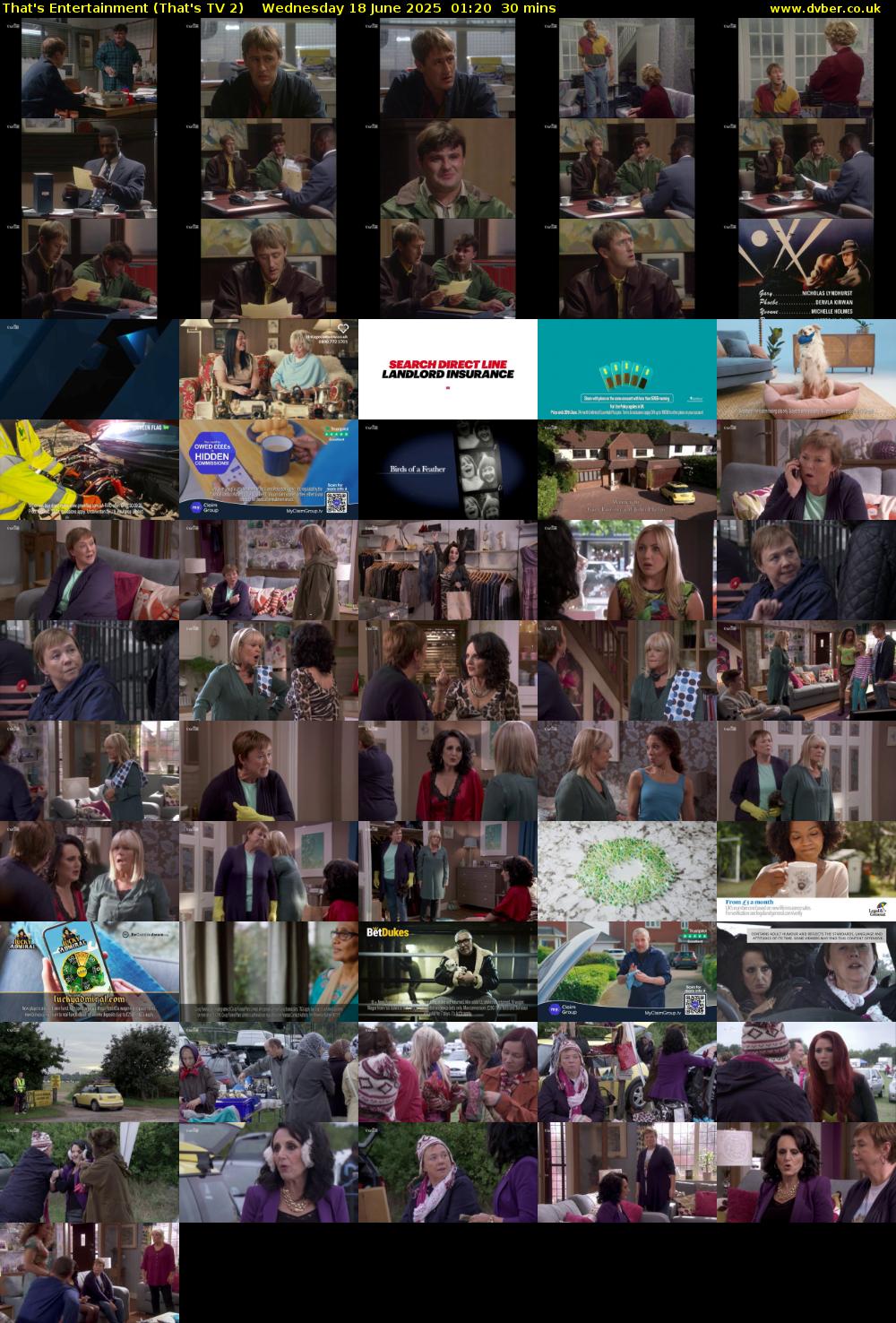 That's Entertainment (That's TV 2) Wednesday 18 June 2025 01:20 - 01:50