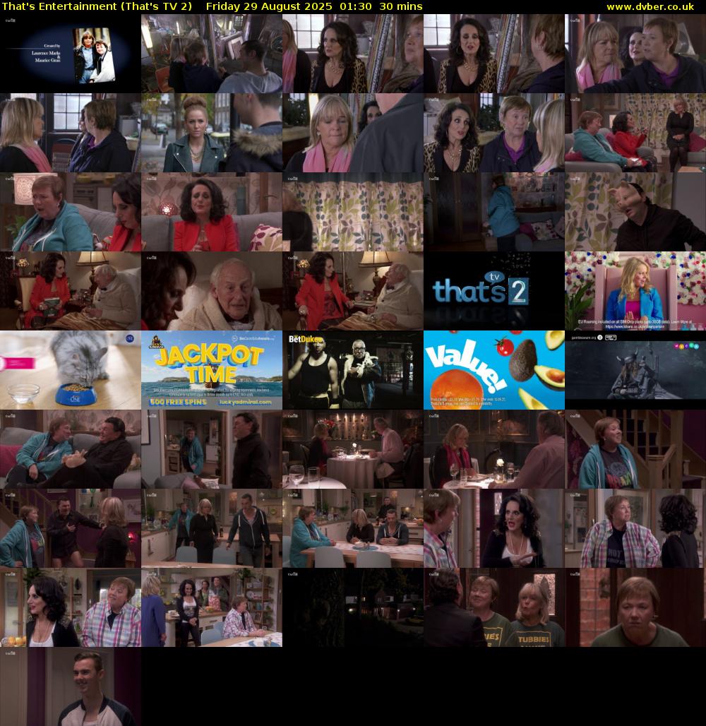 That's Entertainment (That's TV 2) Friday 29 August 2025 01:30 - 02:00