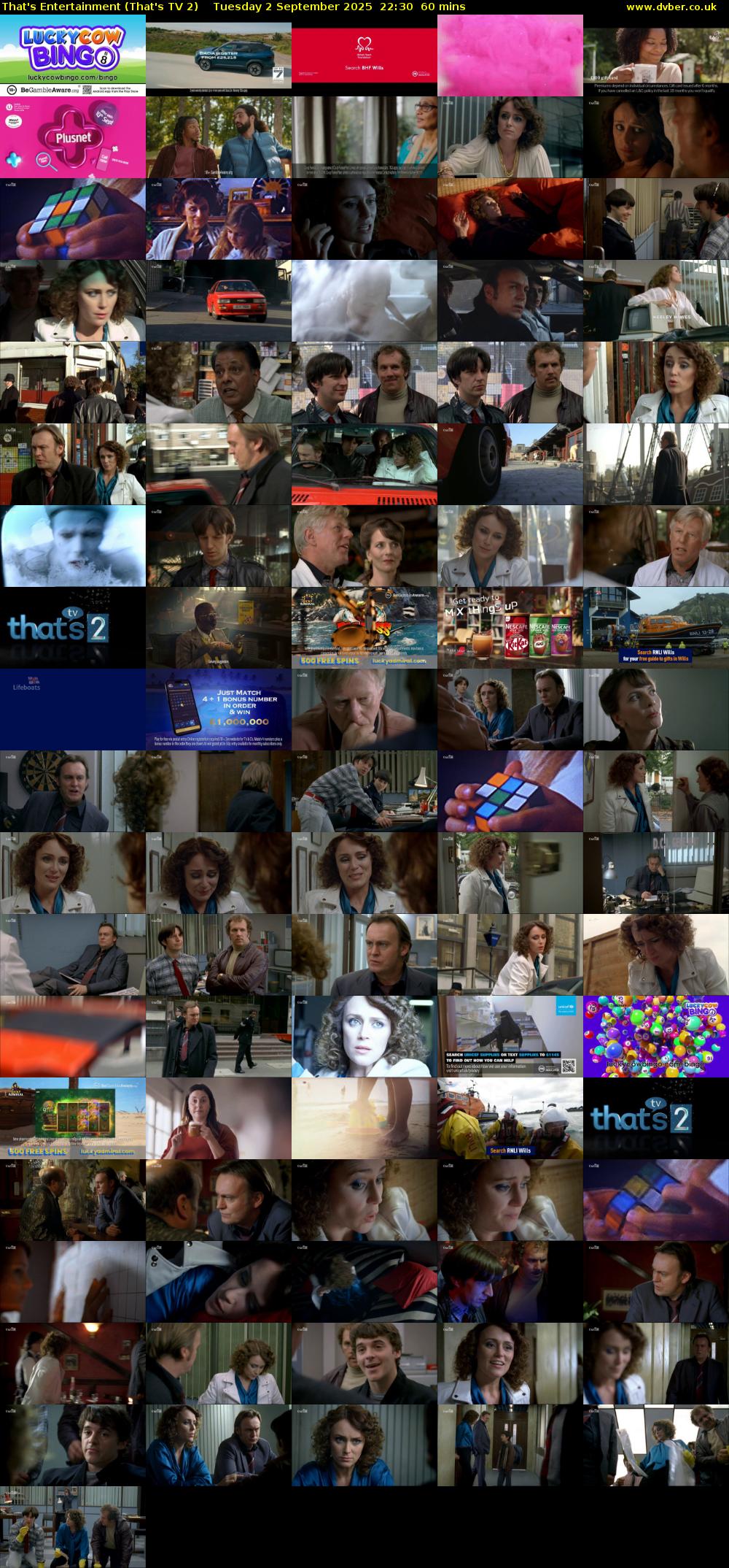 That's Entertainment (That's TV 2) Tuesday 2 September 2025 22:30 - 23:30