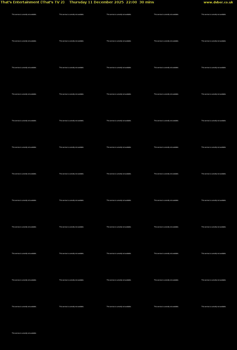 That's Entertainment (That's TV 2) Thursday 11 December 2025 22:00 - 22:30