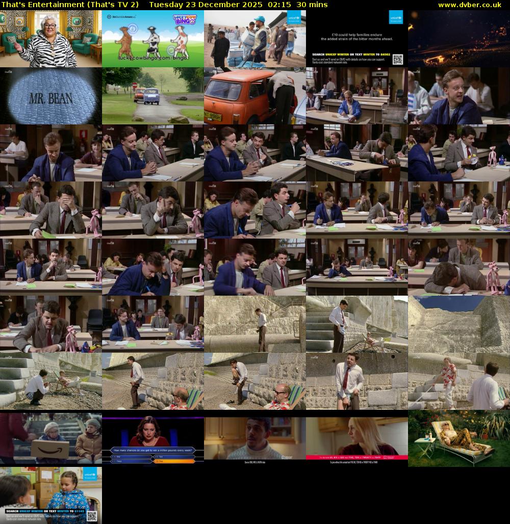 That's Entertainment (That's TV 2) Tuesday 23 December 2025 02:15 - 02:45
