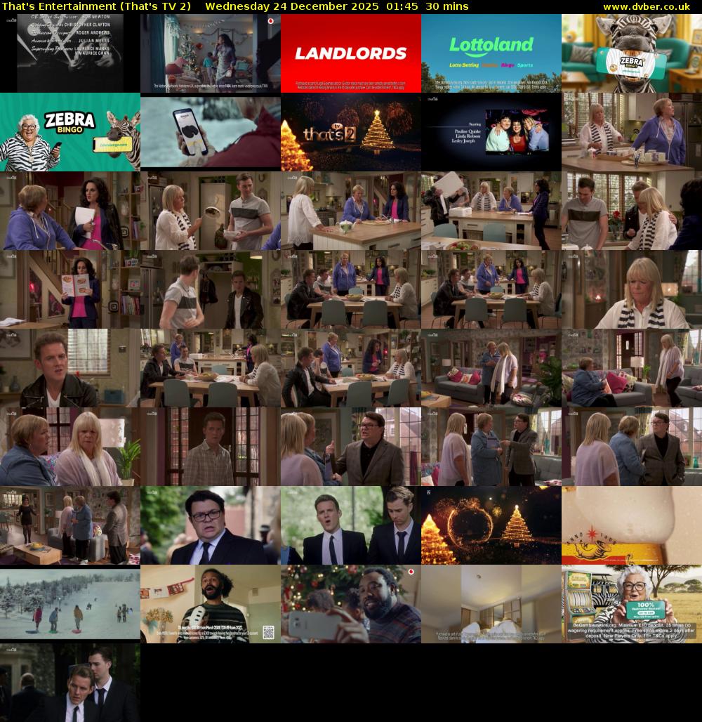 That's Entertainment (That's TV 2) Wednesday 24 December 2025 01:45 - 02:15