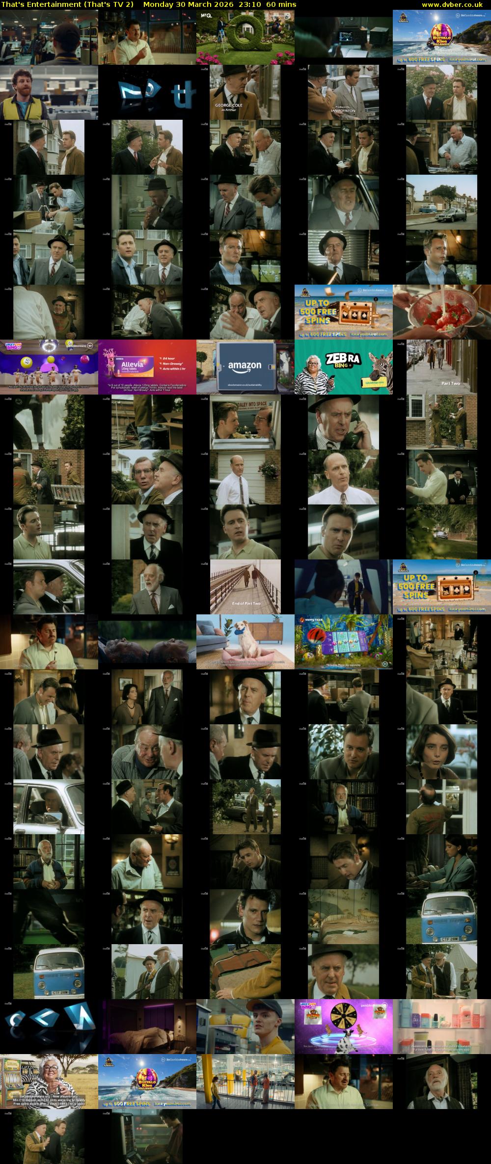 That's Entertainment (That's TV 2) Monday 30 March 2026 23:10 - 00:10