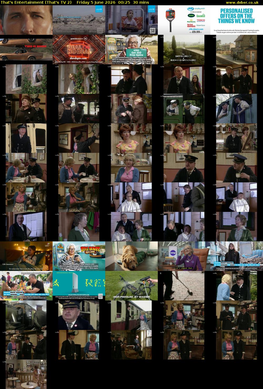 That's Entertainment (That's TV 2) Friday 5 June 2026 00:25 - 00:55