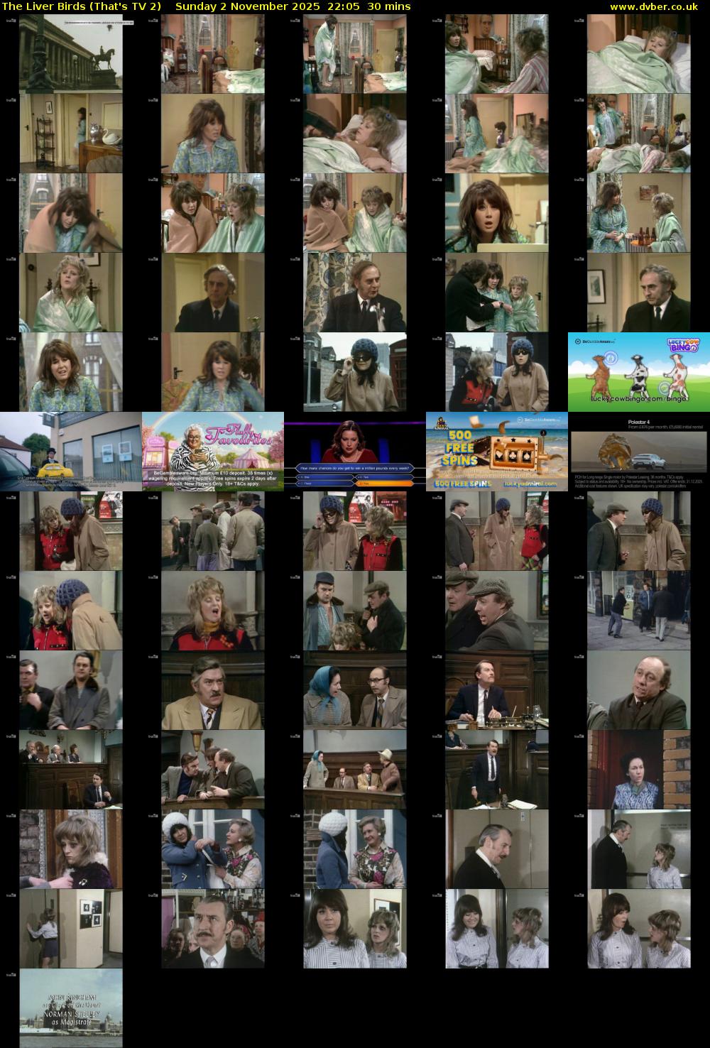 The Liver Birds (That's TV 2) Sunday 2 November 2025 22:05 - 22:35