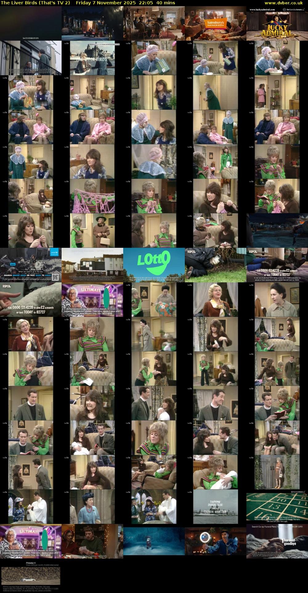 The Liver Birds (That's TV 2) Friday 7 November 2025 22:05 - 22:45