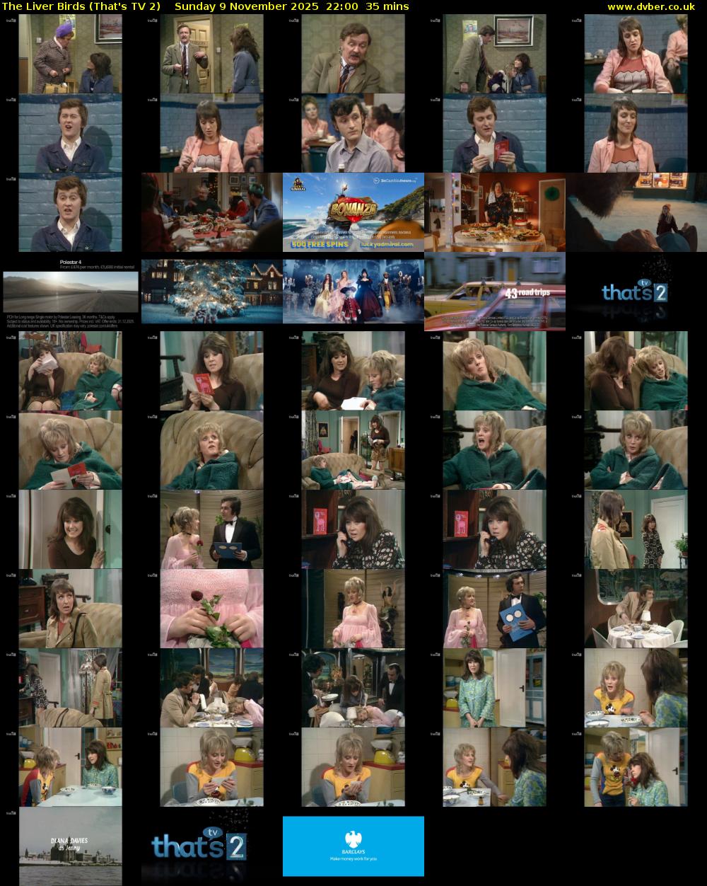The Liver Birds (That's TV 2) Sunday 9 November 2025 22:00 - 22:35