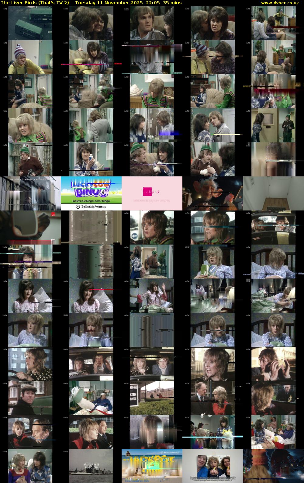 The Liver Birds (That's TV 2) Tuesday 11 November 2025 22:05 - 22:40