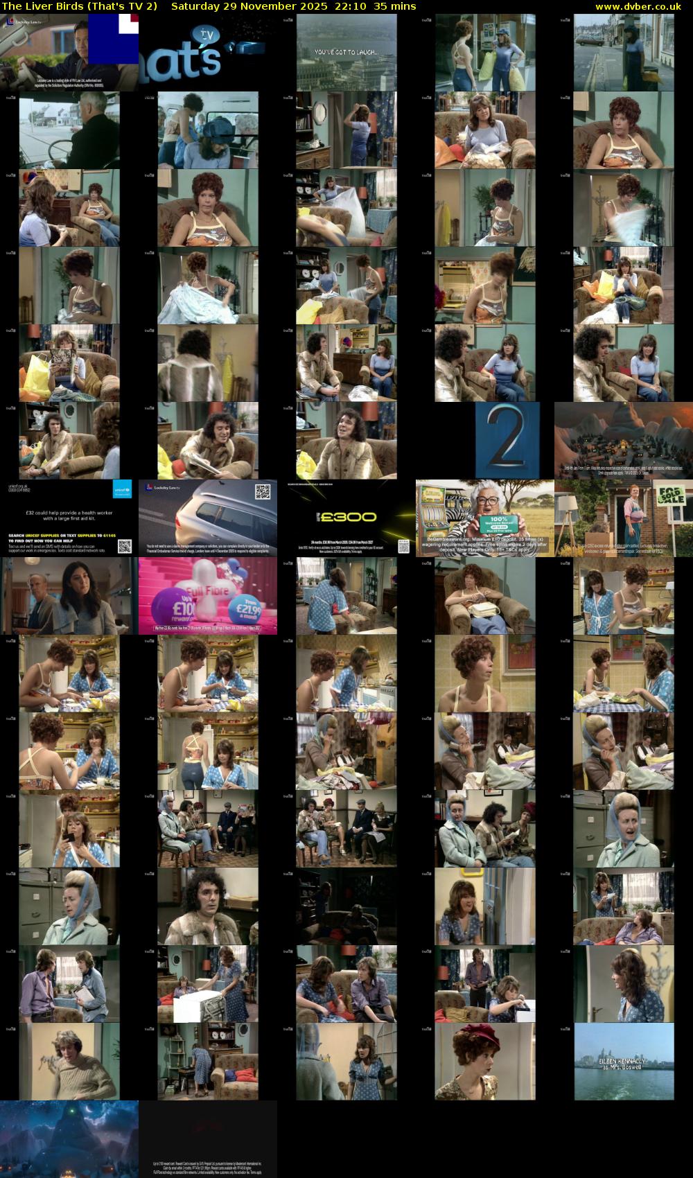 The Liver Birds (That's TV 2) Saturday 29 November 2025 22:10 - 22:45