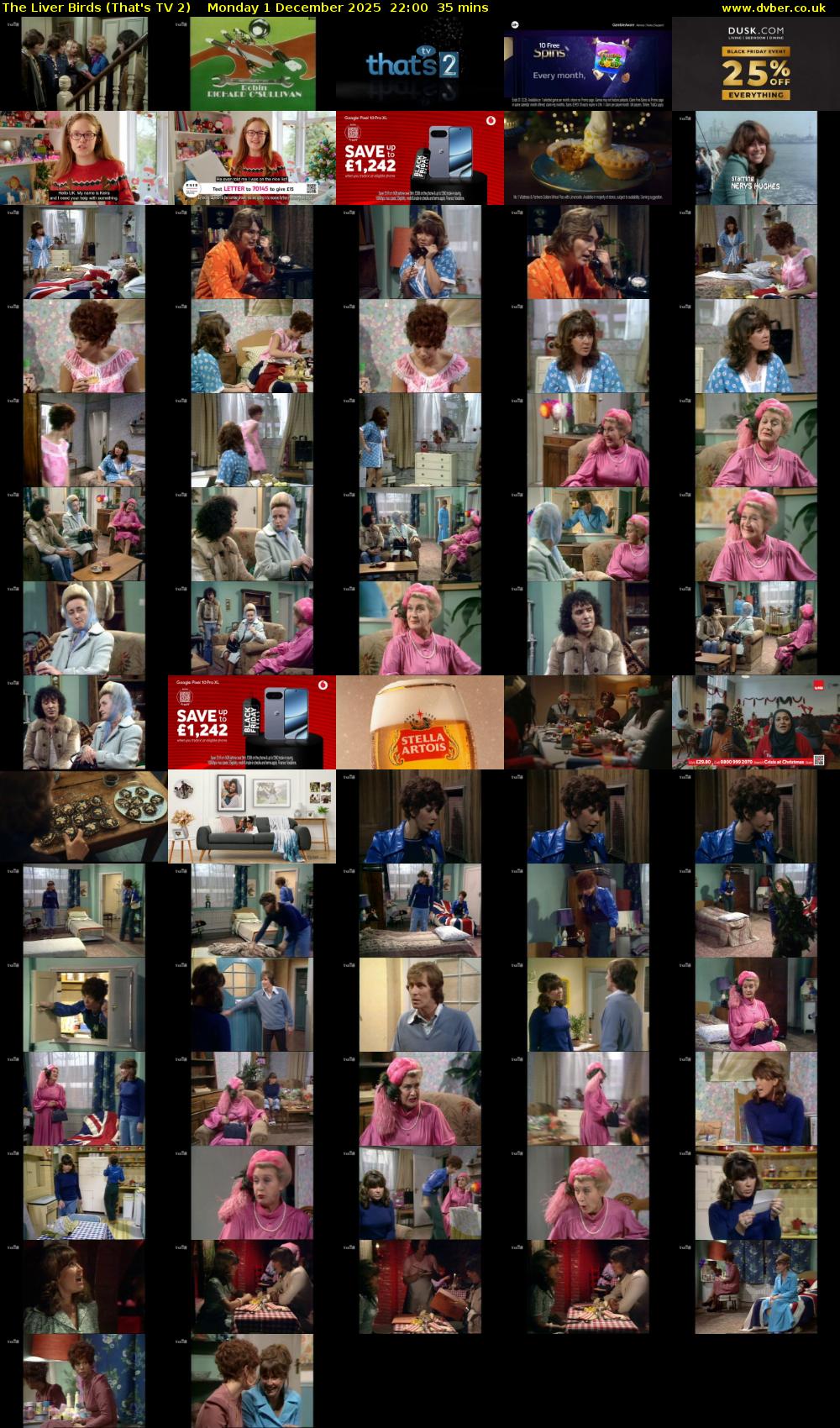 The Liver Birds (That's TV 2) Monday 1 December 2025 22:00 - 22:35