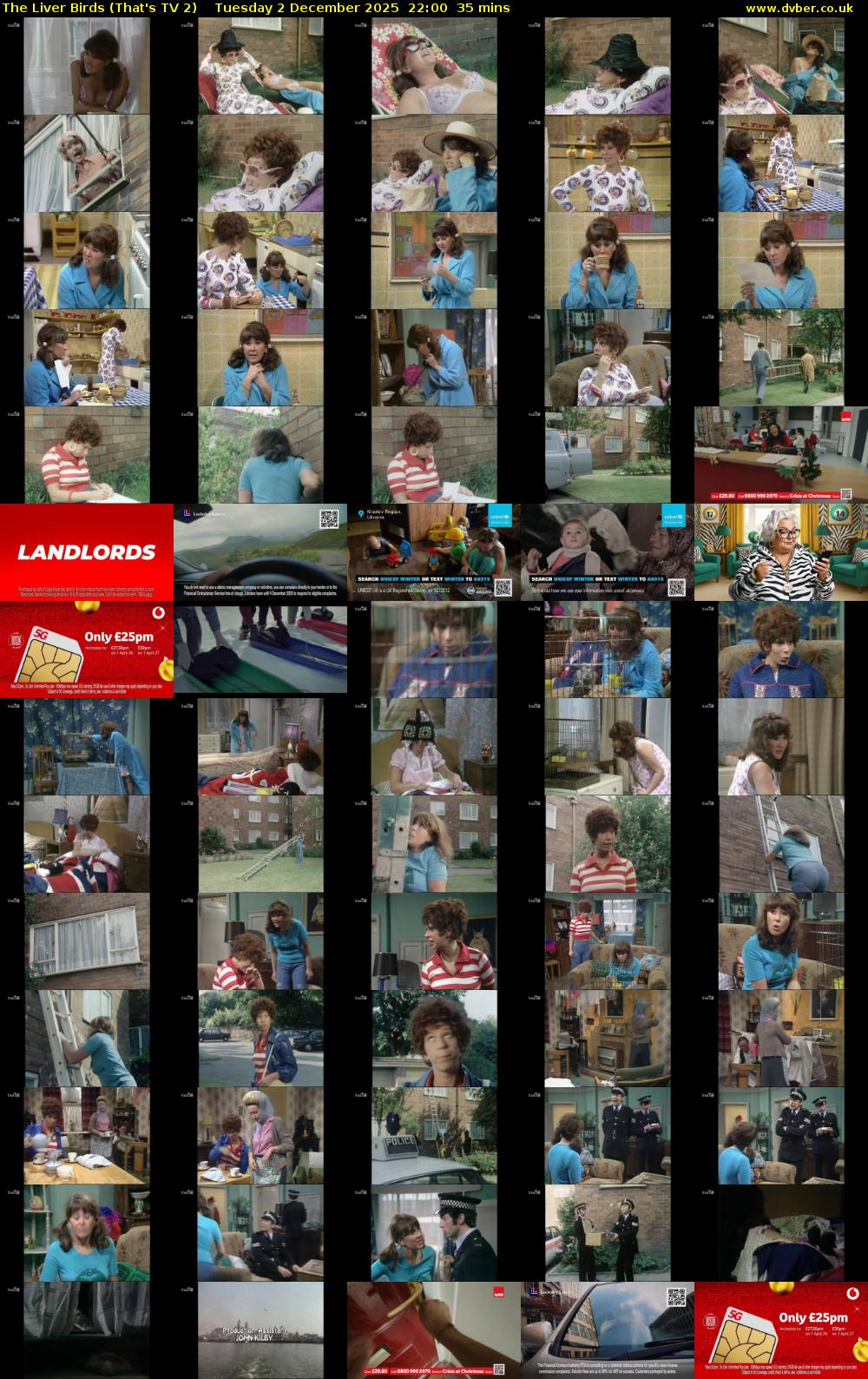 The Liver Birds (That's TV 2) Tuesday 2 December 2025 22:00 - 22:35