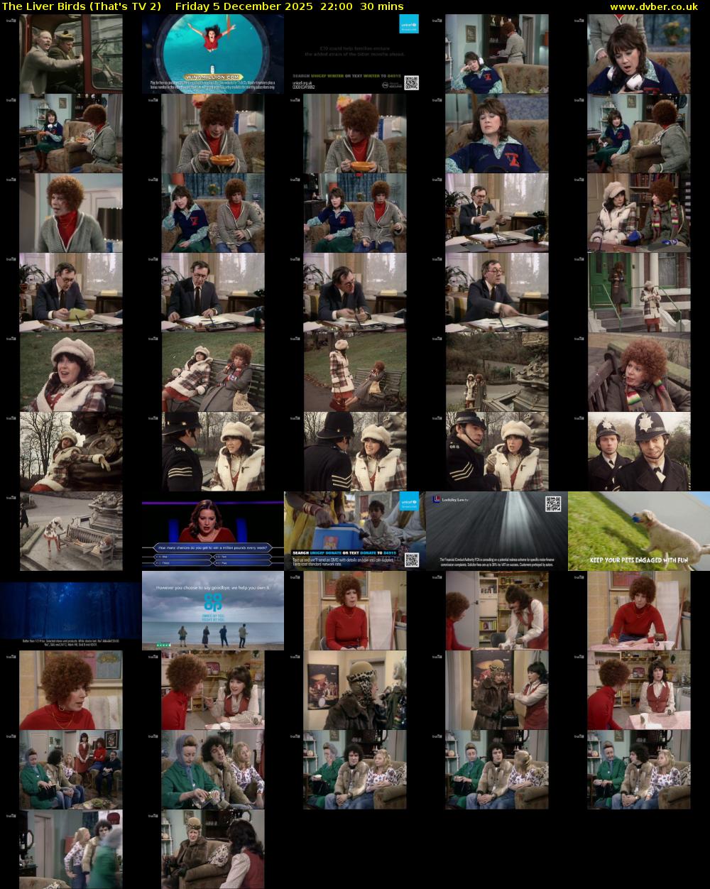 The Liver Birds (That's TV 2) Friday 5 December 2025 22:00 - 22:30