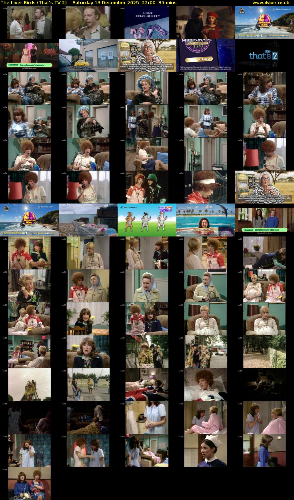 The Liver Birds (That's TV 2) Saturday 13 December 2025 22:00 - 22:35