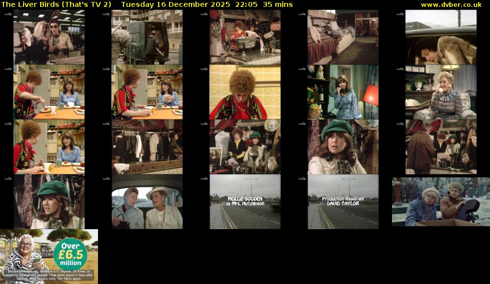 The Liver Birds (That's TV 2) Tuesday 16 December 2025 22:05 - 22:40