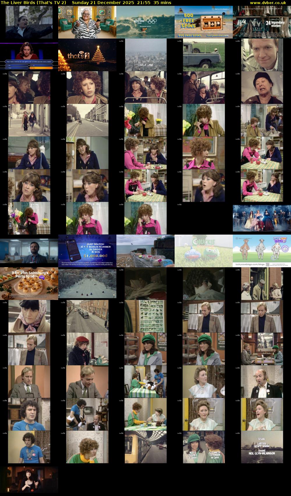 The Liver Birds (That's TV 2) Sunday 21 December 2025 21:55 - 22:30