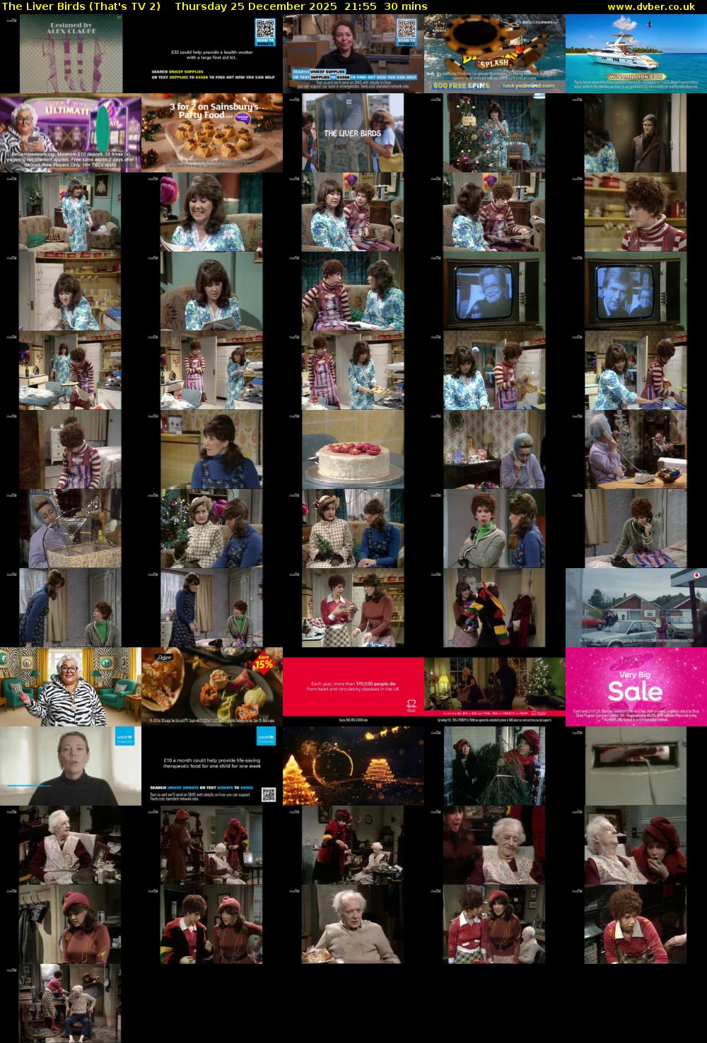 The Liver Birds (That's TV 2) Thursday 25 December 2025 21:55 - 22:25